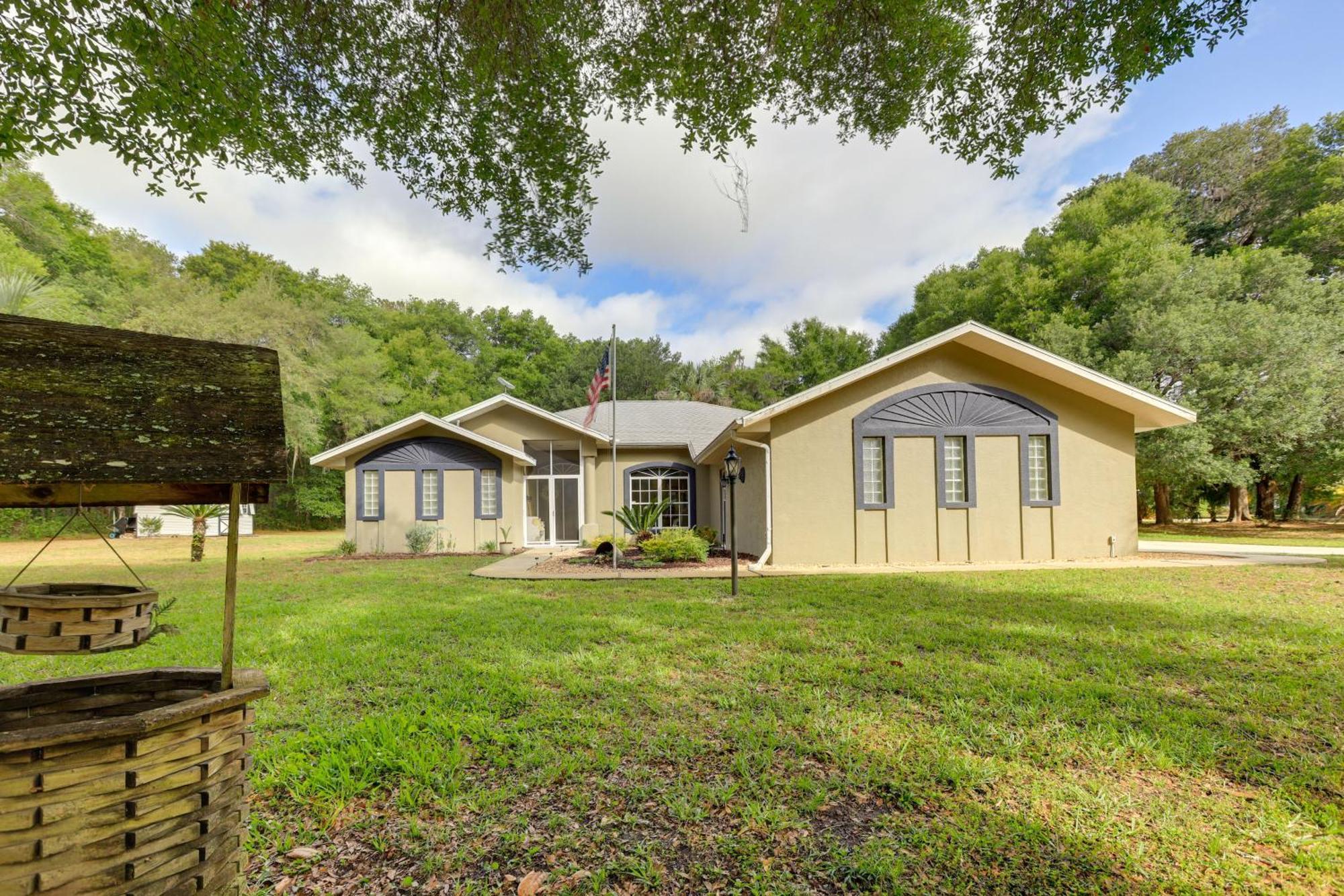 8 Mi To Rainbow Springs Dunnellon Area Home! Bagian luar foto